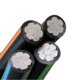 LV Aerial Bunched Xlpe Cable Overhead معزول ، ABC كبل الألومنيوم