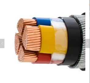 STA PVC غمد مدرعة الكابلات الكهربائية XLPE معزول لمحطة الطاقة